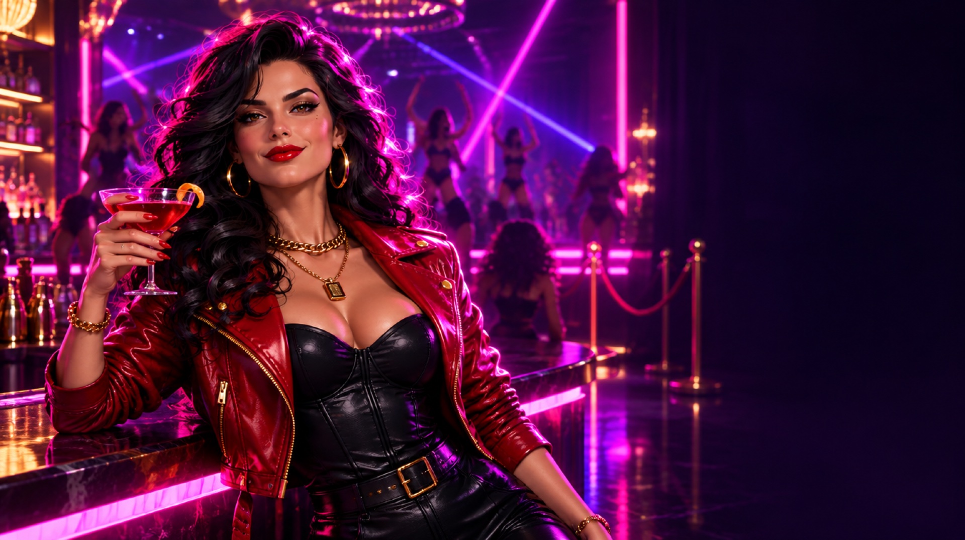 Carmen im Neon-Club